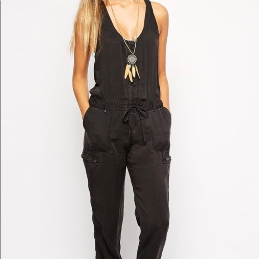 Free people tencel jumpsuit